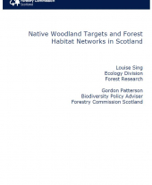 Native Woodland Targets and Forest Habitat Networks in Scotland